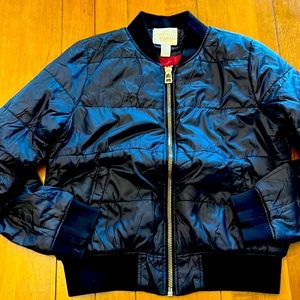 Forever 21 black bomber jacket